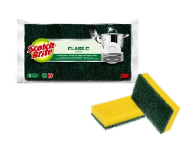 SCOTCH BRITE SPUGNA+RETINA CLASSIC 3PZ