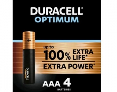 DURACELL OPTIMUM EXTRA POWER MINI STILO AAA4 4PZ
