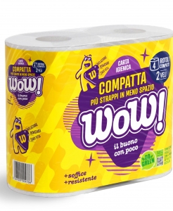 WOW IGIENICA COMPATTA 4 ROTOLI 2V