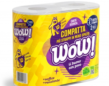 WOW IGIENICA COMPATTA 4 ROTOLI 2V
